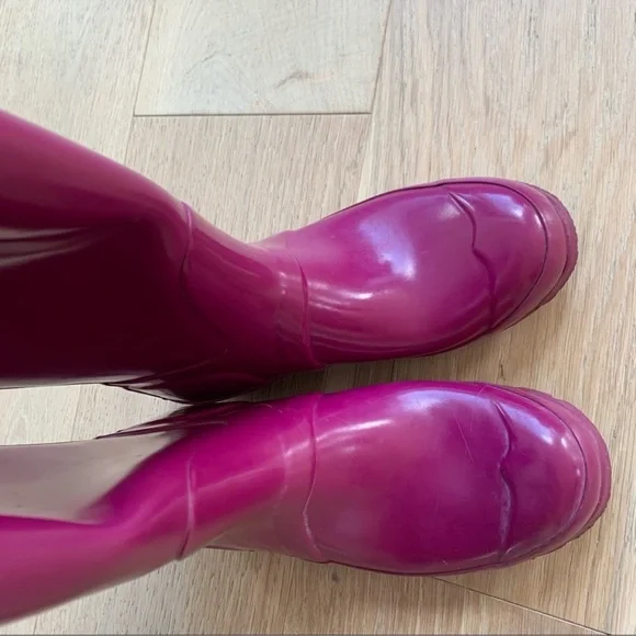 Hunter Purple Marionberry Rain Boots - Picture 3 of 7